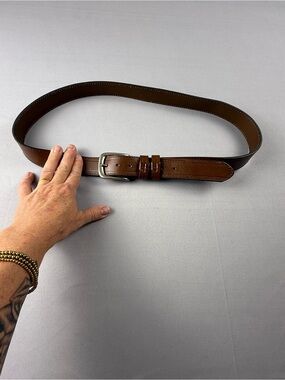 RedHead Brown Genuine Leather Belt Size 40 Rustic Western Casual